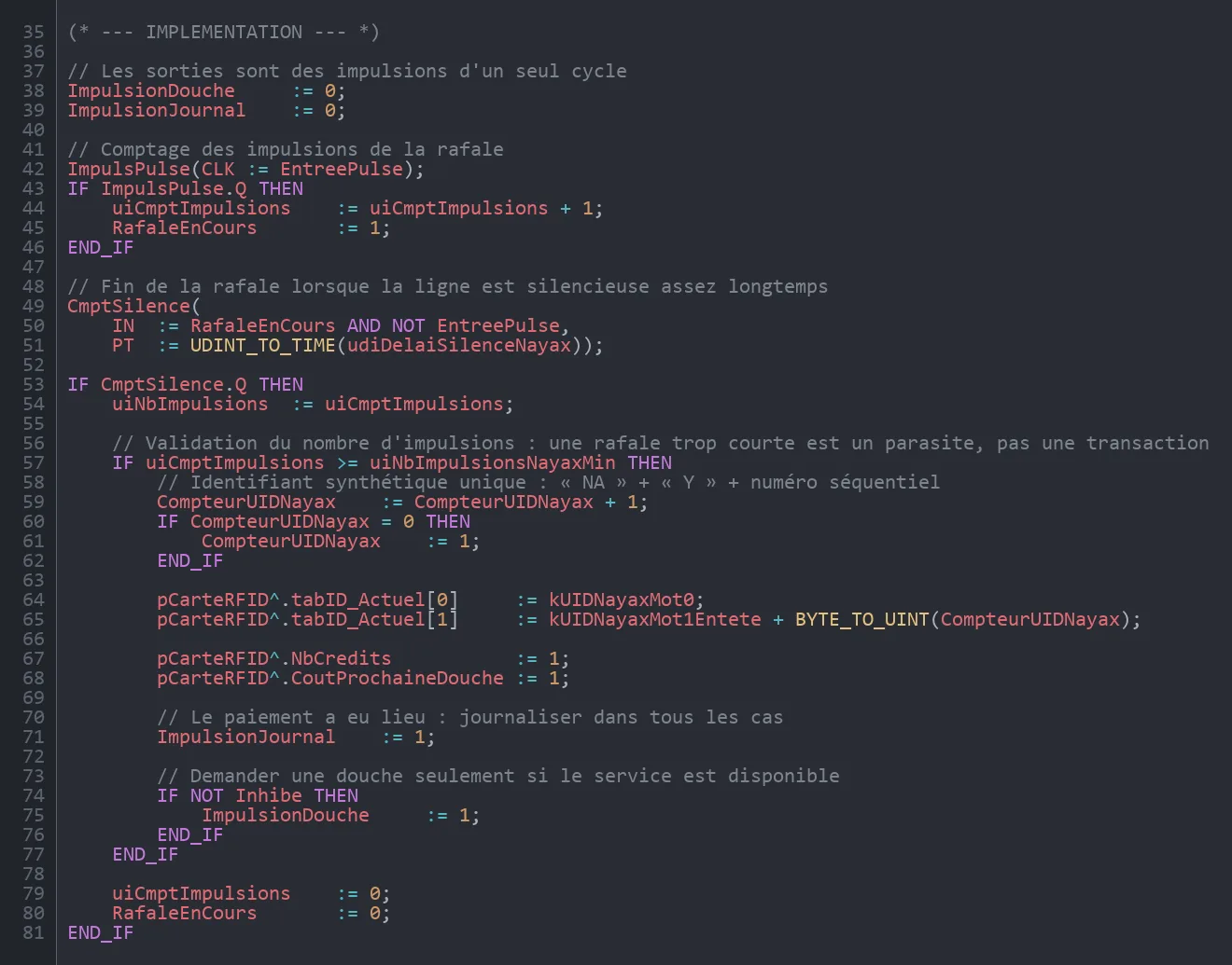 Programme d'automate en texte structuré